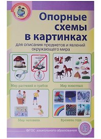 Опорные схемы в картинках для описания предметов и явлений окруж. мира (мПОМ) (А3) (ФГОС ДО)