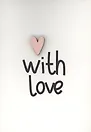 Открытка "With love"