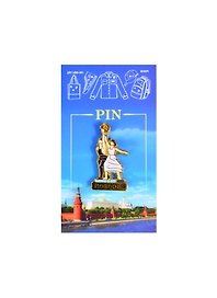Значок-пин Москва Рабочий и колхозница мет.эмаль (55-170-3)