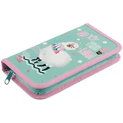 Пенал школьный 1отд. "No ProbLama" 19*11,5см, 3D лак