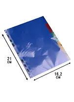 Разделитель А5 5разд., цветной, пластик, GoodMark