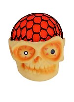 Игрушка-Прикол Череп с мозгами со слизью внутри