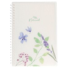 Тетрадь общая «Natural Blue Flowers», 80 листов в клетку, А5 - Hatber