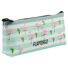 Пенал-косметичка "Flamingo with cactus" ПВХ, ассорти, инд.уп. 