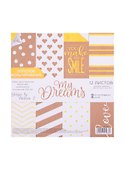 Набор бумаги для скрапбукинга с фольгированием My dreams, 12 листов 15,5×15,5 см, 250г/м 2741988 - 1