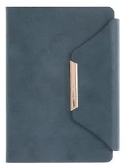 Ежедневник недат. А5 160л "Спилок делавэ" бирюзовый, кожзам, тв.переплет, офсет, металл.шильд, фольгир.срез, магнит.клапан, закругл.углы, справ.мат-лы, ляссе, инд.уп