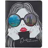 Дневник школьный Феникс+, "Девушка в очках"