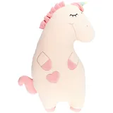 Мягкая игрушка Единорог спящий на спине (текстиль) (50см)