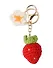 Брелок вязаный Клубничка (текстиль) (10см) (12-4305-202507-KNIT7) - 1