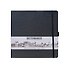 Скетчбук 20*20, 80 листов "Sketchmarker" черный, 140г/м2, слоновая кость - 0