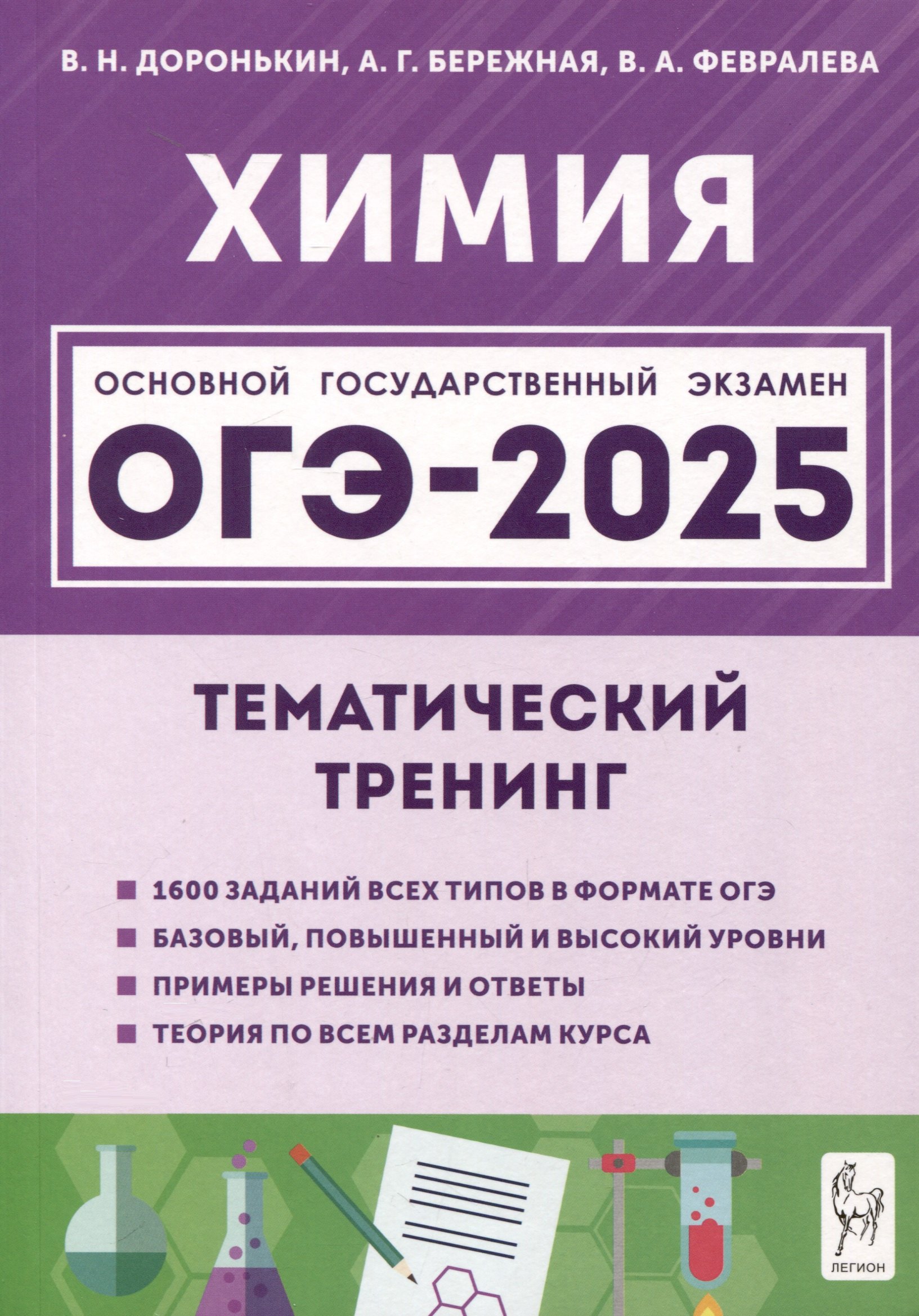 

Химия. ОГЭ-2025. 9 класс. Тематический тренинг