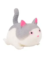 Антистресс мяшка Коты в сетке с подвесом (15-2600-8229) (3+)  серый