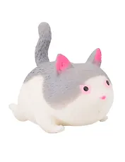 Антистресс мяшка Коты в сетке с подвесом (15-2600-8229) (3+)  серый