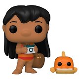 Фигурка Funko POP! Disney Lilo & Stitch Lilo with Pudge (1047) (Fun55621)