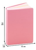 Ежедневник недатированный «Soft Touch» А6+, розовый, 136 листов, экокожа, Listoff - 1