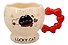 Кружка Котик Lucky Cat (ручка с сердечками) (керамика) (380мл) (12-34466-HY-1347) - 1