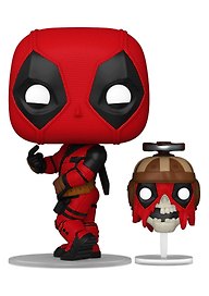 Фигурка Funko POP! Bobble Marvel Deadpool 3 Deadpool with Headpool (1400) (Fun79768)