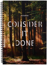 Тетрадь общая «Consider it done», 80 листов в клетку, А4 - Listoff