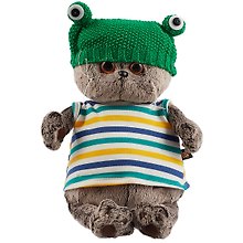 Мягкая игрушка Басик в шапке Лягушка (25 см) (Ks25-177)