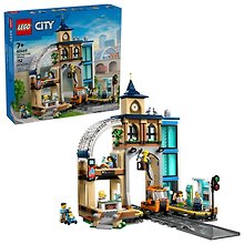 60469 Конструктор детский LEGO City Центральный железнодорожный вокзал, 752 деталей, возраст 7+