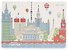 Обложка для паспорта Туристическая Москва (4627077842232) - 2
