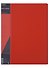 Папка 100ф А4 "STANDARD" пластик 0,8мм,  красная - 0