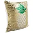 Подушка с пайетками Ананас белый(текстиль)(40х40) - 2