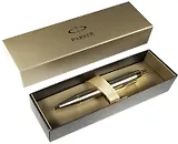 Ручка шариковая Parker, IM Metal Brushed Metal GT, подарочная