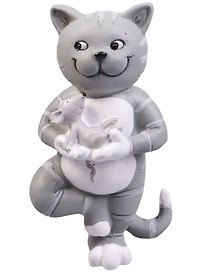 Фигурка Йога-кот (4х6х10) (162-317)
