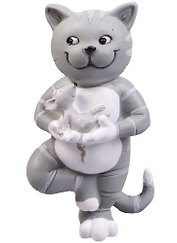 Фигурка Йога-кот (4х6х10) (162-317)