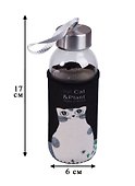 Бутылка в чехле Cat & Plant (стекло) (300мл) - 2