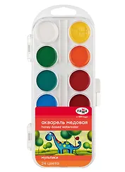 Акварельные краски Гамма, "Мультики", 24 цвета