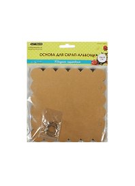 Основа для скрап-альбома Квадрат кружевной 15*15см