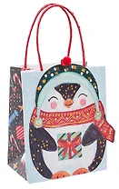 Пакет А6 15.5*12.7*7.5 "Пингвин" НГ, бум.мат.ламинат