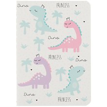 Записная книжка «Dino» А7, 30 листов в клетку, сшивка