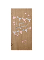 Открытка дерево С днем рождения! Флажки (31621-102) (Эстетика)