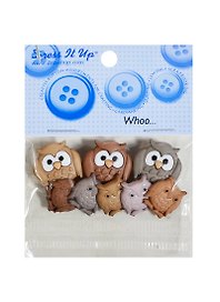 Набор пуговиц Whoo (5817) (упаковка)