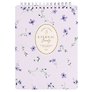 Блокнот в клетку "Posy. Фиолетовый", А5, 50 листов, спираль