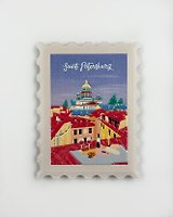 Магнит керамический "Разводные мосты. Ретро"