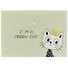 Папка на кнопке «I am a happy cat», А4 - 0