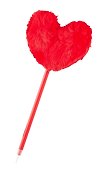 Шариковая ручка синяя, «Fur Heart» - 0