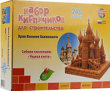 Набор кирпичиков для строительства. Храм Василия Блаженного ( 246 деталей )
