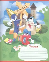 Тетрадь в линейку Hatber, "Мультяшки", 12 листов, в ассортименте