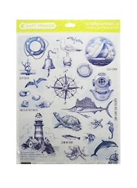 Рисовая бумага для декупажа Капитанское A3, 25г/м