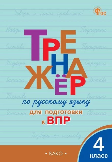 

Тренажёр по русскому языку для подготовки к ВПР. 4 класс. ФГОС Новый
