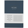 Книга для записей А5 80л лин. "Work book. No 3" иск.кожа, инт.переплет, тиснение фольгой, инд.уп.
