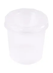 Стакан-непроливайка полупрозрачный