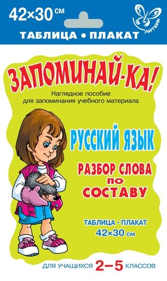 

Русский язык. Разбор слова по составу для учащихся 2-5 классов