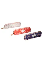 Пенал на молнии Цветы (ПВХ) (20х6)