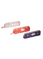 Пенал на молнии Цветы (ПВХ) (20х6)